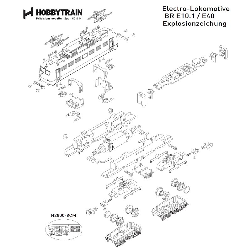 Hobbytrain E10 E40 BR 110 BR 140